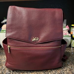 Freshly picked large diaper bag burgundy